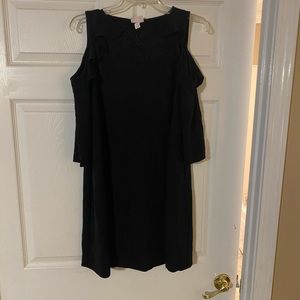 open shoulder dress